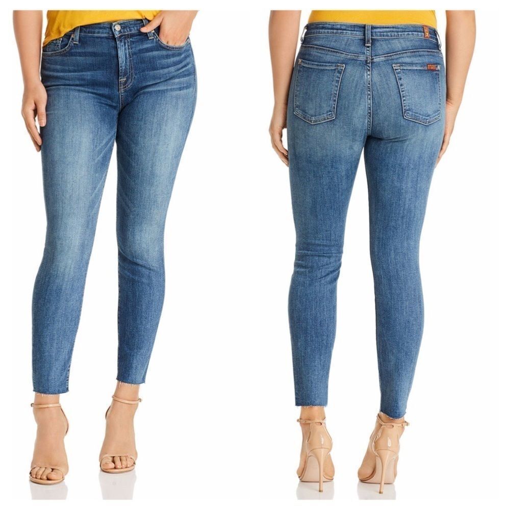7 For All Mankind B/Air High Waist Ankle Skinny